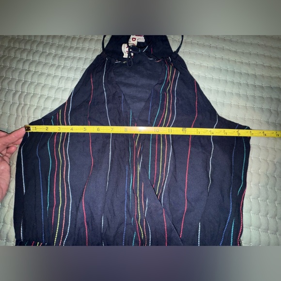 New Anthropologie Dolan Odille Striped Halter Jumpsuit Size S. GUC - Picture 6 of 16